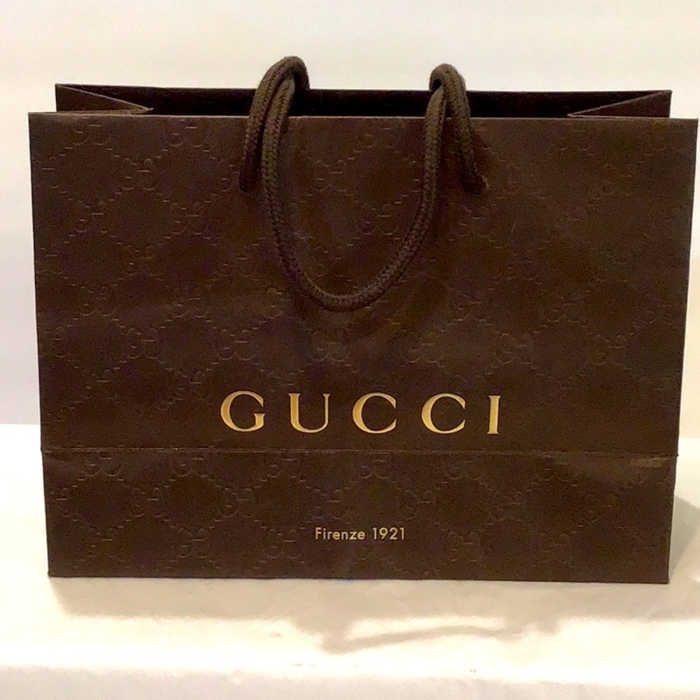 Gucci shopping bag